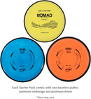 MVP Premium 3-Disc Disc Golf Starter Set