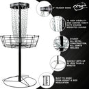 MVP Black Hole Precision Disc Golf Basket