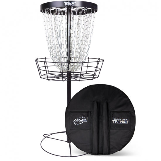 MVP Black Hole Pro Disc Golf Basket W/ Transit Case