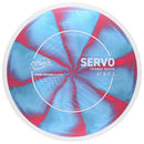 MVP Cosmic Neutron Servo fairway driver disc, blue and red disc with white rim