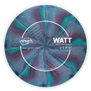 MVP Cosmic Neutron Watt putt & approach disc, gray and blue disc with white rim
