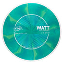 MVP Cosmic Neutron Watt putt & approach disc, green and light green disc with white rim