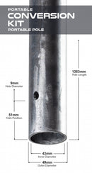 MVP Disc Golf Basket Portable Conversion Kit