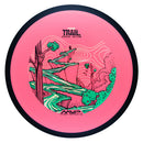 MVP Fission James Conrad Trail driver disc, Special Edition "Journey Before Destination" stamp, pink disc