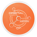 MVP Fission Orbital driver disc, orange disc with white rim