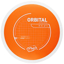 MVP Neutron Orbital driver disc, orange disc with white rim