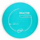 MVP Neutron Reactor midrange disc, turquoise disc with white rim
