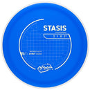 MVP Neutron Stasis putt & approach disc, blue disc with white rim