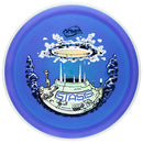 MVP Neutron Stasis putt & approach disc, Suspended Animation stamp, blue disc with white rim