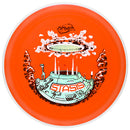 MVP Neutron Stasis putt & approach disc, Suspended Animation stamp, orange disc with white rim