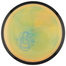 MVP Neutron Tesla driver disc, Lab Second stamp, light orange and light blue disc