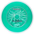 MVP Plasma Signal fairway driver disc, green disc with white rim