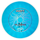 MVP Plasma Watt putt & approach disc, blue disc with white rim