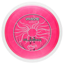 MVP Plasma Wave driver disc, pink disc with white rim