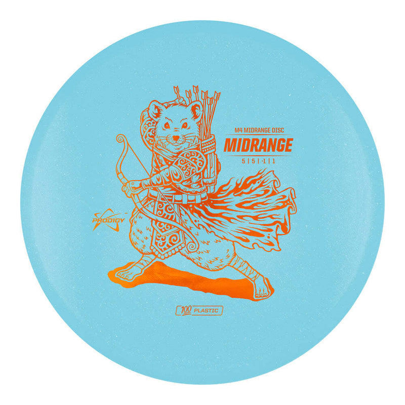 Prodigy 100 M4 midrange disc, light blue disc