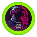 Prodigy 200 D3 driver disc, Retroflight Series stamp, green disc