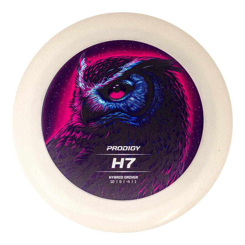 Prodigy 200 H7 driver disc, Retroflight Series stamp, white disc