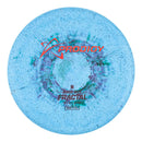 Prodigy 300 Firm Fractal Luke Humphries Good Boy putt & approach disc, light blue and multi color disc