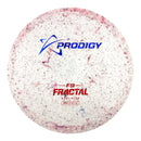 Prodigy 300 Fractal F9 fairway driver disc, pink and red disc