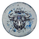 Prodigy 300 Fractal Waco midrange disc, black and blue disc