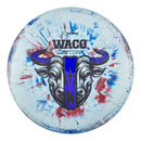 Prodigy 300 Fractal Waco midrange disc, blue and red disc