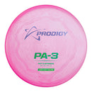 Prodigy 300 Soft Color Glow PA-3 putt & approach disc, pink disc