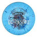 Prodigy 300 Ultra Soft Fractal A5 putt & approach disc, Twilight Tide stamp, blue disc