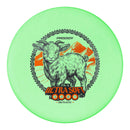 Prodigy 300 Ultra Soft PA-3 putt & approach disc, Mountain Goat stamp, green disc