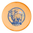 Prodigy 300 Ultra Soft PA-3 putt & approach disc, Mountain Goat stamp, orange disc