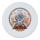 Prodigy 300 Ultra Soft PA-5 putt & approach disc, Rose Petal stamp, white disc