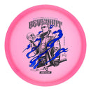 Prodigy 400 Glow A2 putt & approach disc, Revenant stamp, pink disc