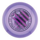 Prodigy 400 Glow FX-3 fairway driver disc, Eternal Knight stamp, purple disc