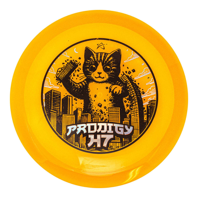 Prodigy 400 H7 driver disc, Kittyzilla stamp, orange disc