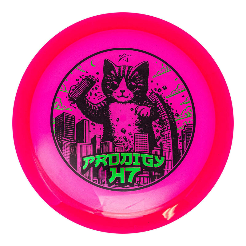 Prodigy 400 H7 driver disc, Kittyzilla stamp, pink disc