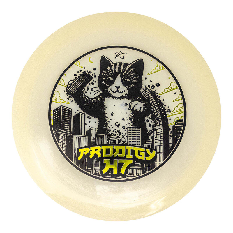 Prodigy 400 H7 driver disc, Kittyzilla stamp, white disc