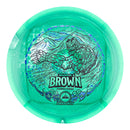 Prodigy 400 Spectrum Feedback driver disc, Brandon Brown 2025 Signature Series stamp, turquoise disc