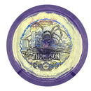 Prodigy 400 Spectrum FX-4 fairway driver disc, Harper Thompson 2025 Signature Series stamp, light yellow and purple disc