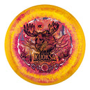 Prodigy 400 Spectrum PA-3 putt & approach disc, Kristian Kuoska 2025 Signature Series stamp, orange and dark pink disc