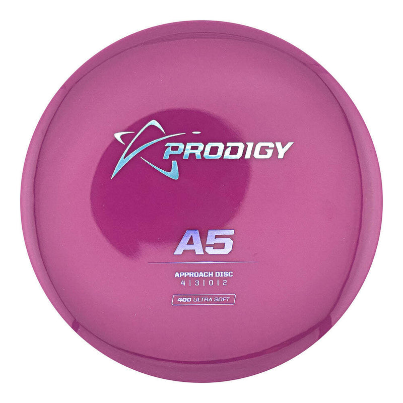 Prodigy 400 Ultra Soft A5 putt & approach disc, purple disc