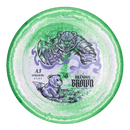 Prodigy 500 Spectrum A3 putt & approach disc, Brandon Brown 2026 Signature Series stamp, green and white disc