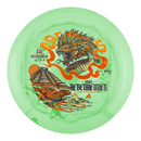 Prodigy 500 Spectrum D1 driver disc, Jake Hebenheimer 2026 Signature Series stamp, light green disc