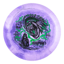 Prodigy 500 Spectrum D3 driver disc, Luke Humphries 2026 Signature Series stamp, purple and light purple disc