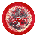 Prodigy 500 Spectrum Feedback driver disc, Kevin Jones 2026 Signature Series stamp, red and light yellow disc