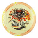 Prodigy 500 Spectrum FX-4 fairway driver disc, Noah Higgins 2026 Signature Series stamp, light yellow and light orange disc