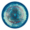 Prodigy 500 Spectrum M4 midrange disc, Matt Hammersten 2025 Signature Series stamp, turquoise and dark blue disc