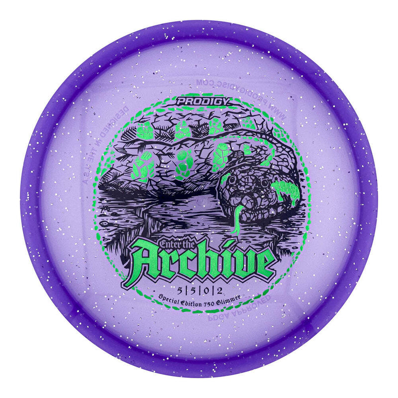 Prodigy 750 Glimmer Archive midrange disc, Serpentium stamp, purple disc