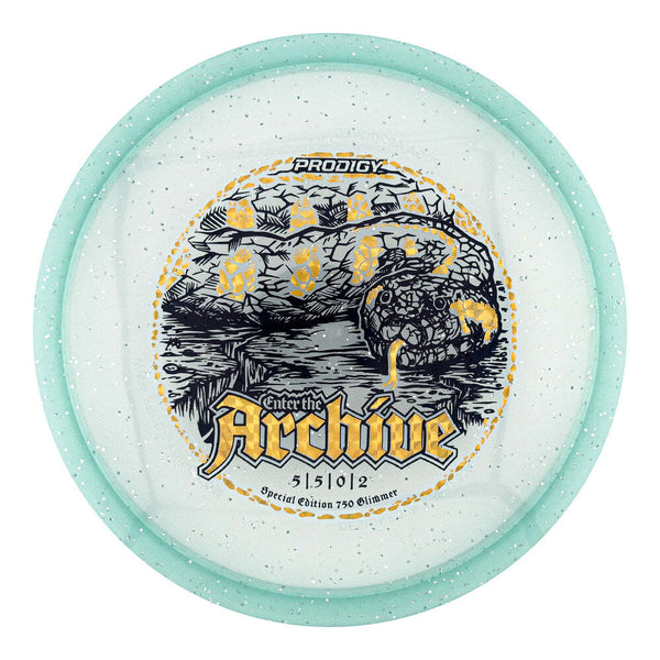 Prodigy 750 Glimmer Archive midrange disc, Serpentium stamp, turquoise disc