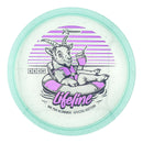 Prodigy 750 Glimmer M5 midrange disc, Lifeline stamp, turquoise disc