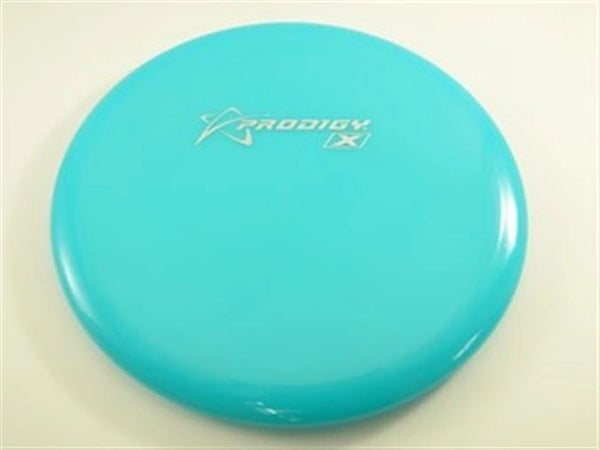 Prodigy 750 M3 midrange disc, Prodigy X Out Bar Stamp stamp, turquoise disc