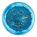 Prodigy 750 Spectrum A5 putt & approach disc, AJ Carey 2025 Signature Series stamp, blue and light blue disc